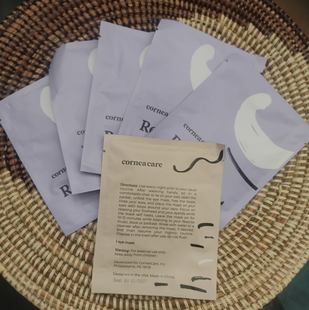 Cornea Care Rest Self-Heating Eye Masks, Pack of 6 NEW - Picture 12 of 14